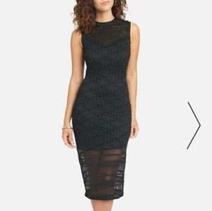 Black bebe dress